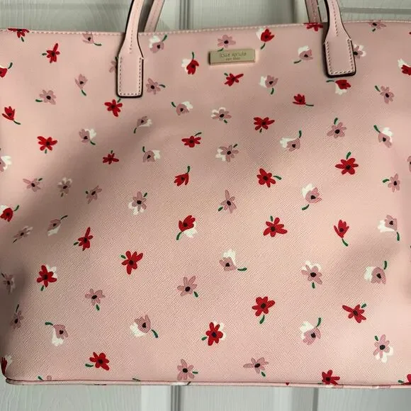 Kate Spade Shore Street Ditsy Buds Margareta Cute Spring Floral Pink
